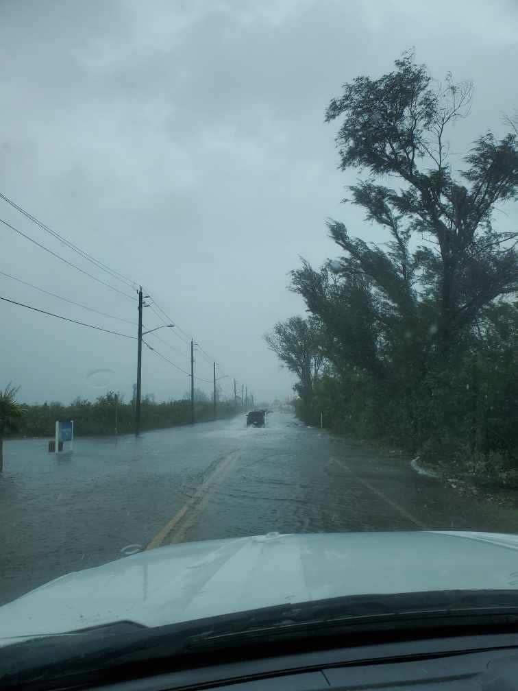 North Beach Road is closed at the Sarasota County line.