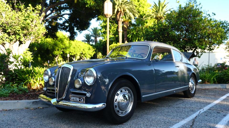 lancia b20s parked at macchinissima ii in los angeles