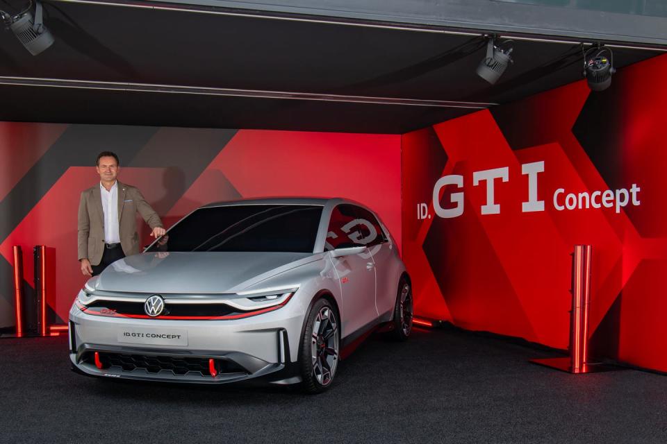 thomas schafer ceo volkswagen brand and the new id gti concept