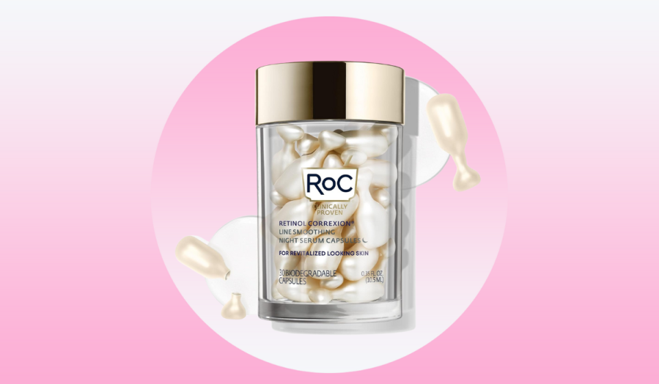 RoC Retinol Correxion capsules in jar