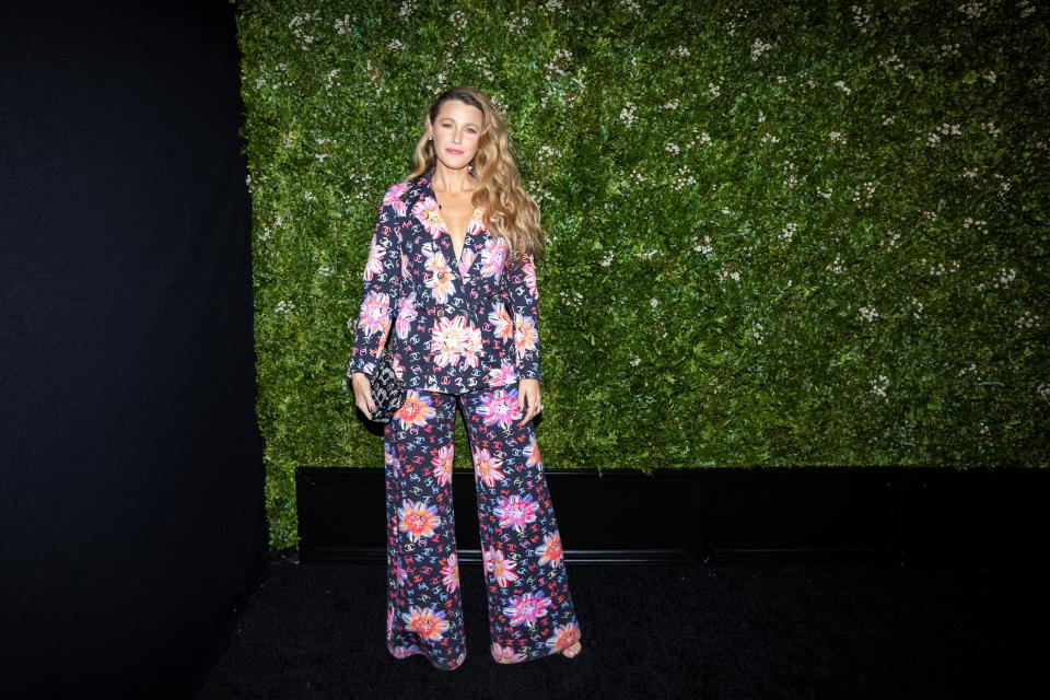 Blake Lively arrives for the Tribeca Festival Artists Dinner in New York City on June 10.