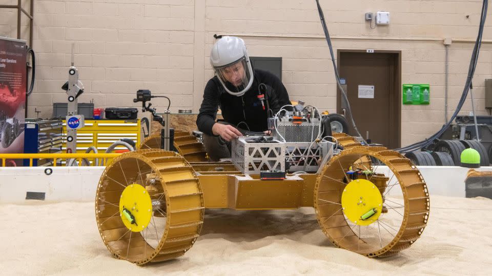 NASA's Volatiles Investigating Polar Exploration Rover, or VIPER, was designed to explore the south pole of the moon in search of ice and other potential resources. - GRC/NASA