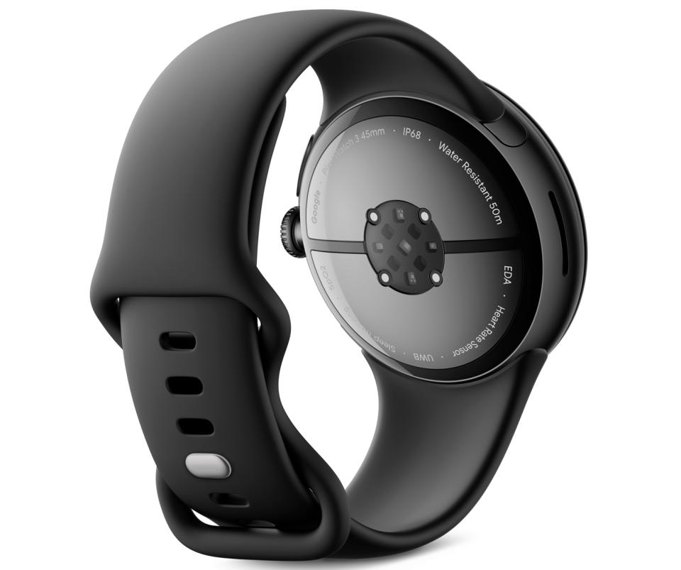 The Pixel Watch 3 will uses its rear heart rate sensor to determine if there has been a loss of pulse. (Image: Google)