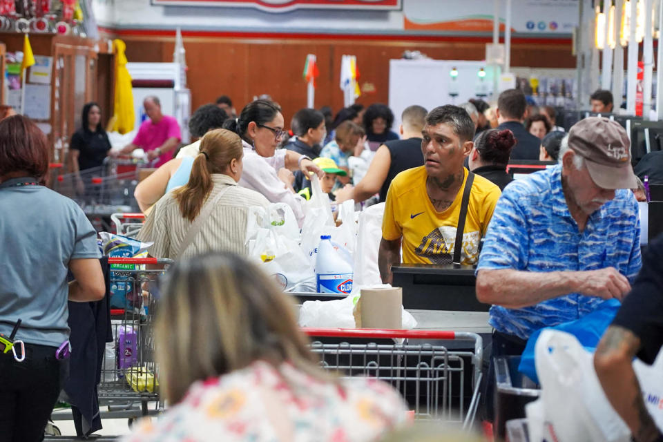 Ernesto is about 300 miles (480kms) east southeast of Puerto Rico, according to the US National Hurricane Center and predicts the storm will reach the island by late August 13. (Jaydee Lee Serrano / AFP - Getty Images)