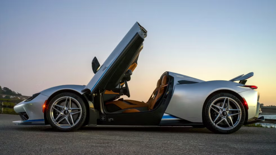 The Pininfarina Battista Targamerica EV hypercar (credit: Pininfarina)