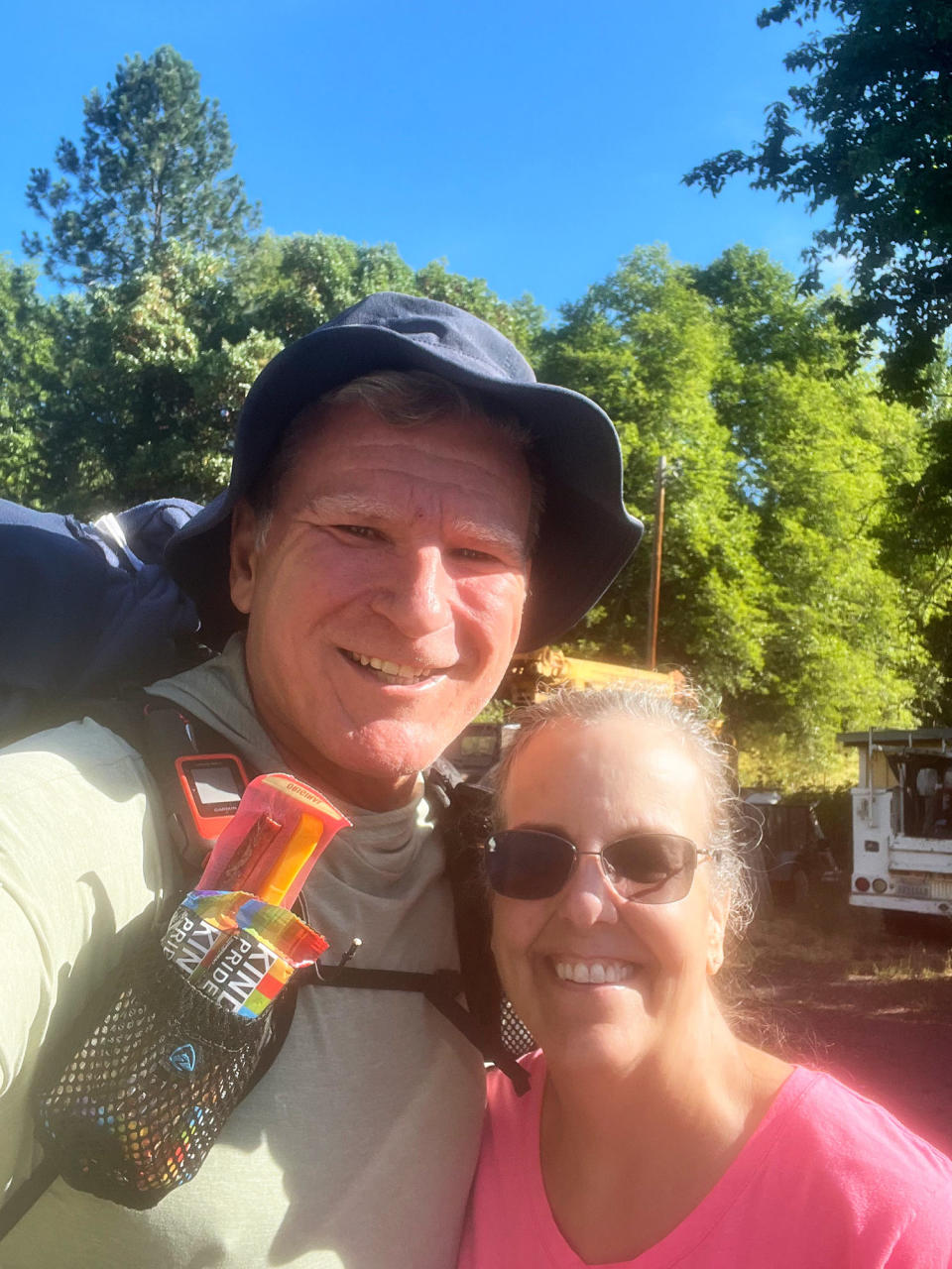 Becky Wade with her partner Jeff McCabe. (Courtesy Becky Wade)