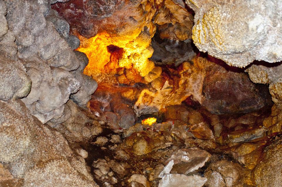 North America, USA, South Dakota, Custer, Jewel Cave National Monument, Scenic Tour, Popcorn Formation