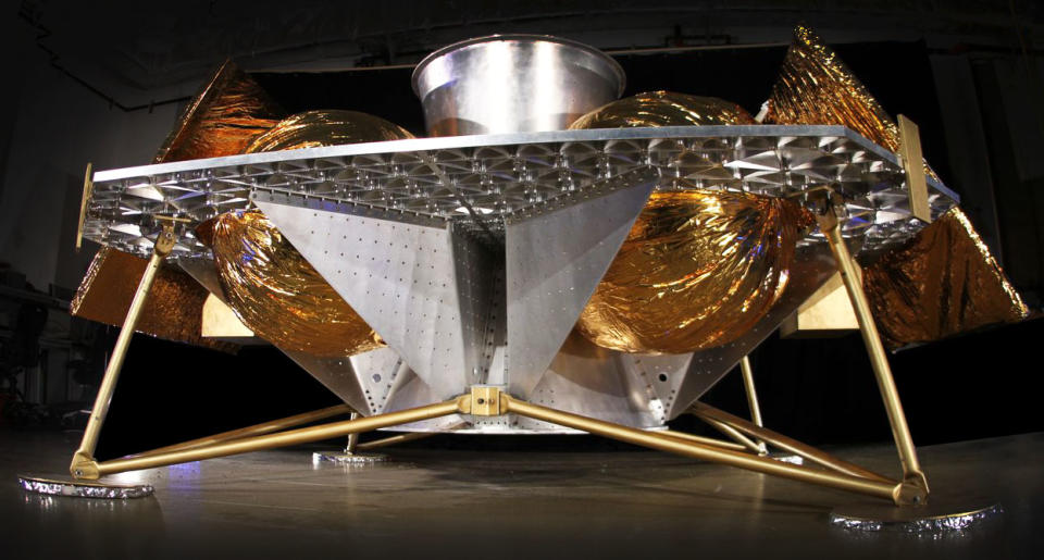 Astrobotic Technology’s Griffin lander concept for NASA's Lunar CATALYST project.