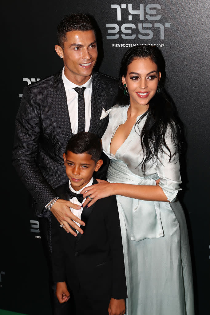 Georgina Rodriguez and Cristiano Ronaldo, 2017