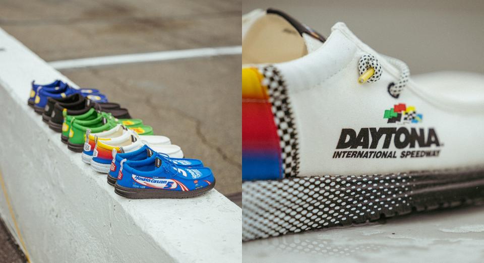 Hey Dude x NASCAR collection