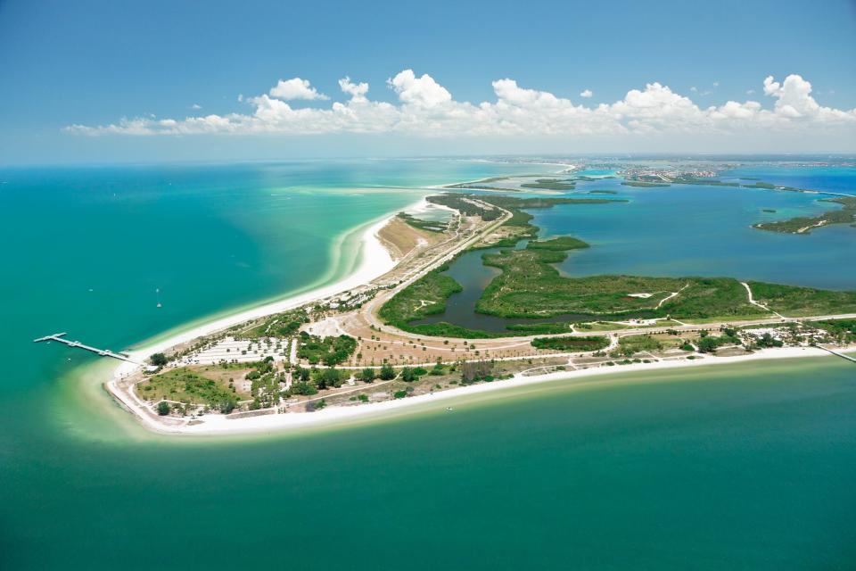 Fort de Soto Park's eponymous century-old Spanish-American War fort serves as a centerpiece for the multi-faceted county park with two separate white-sand beaches.