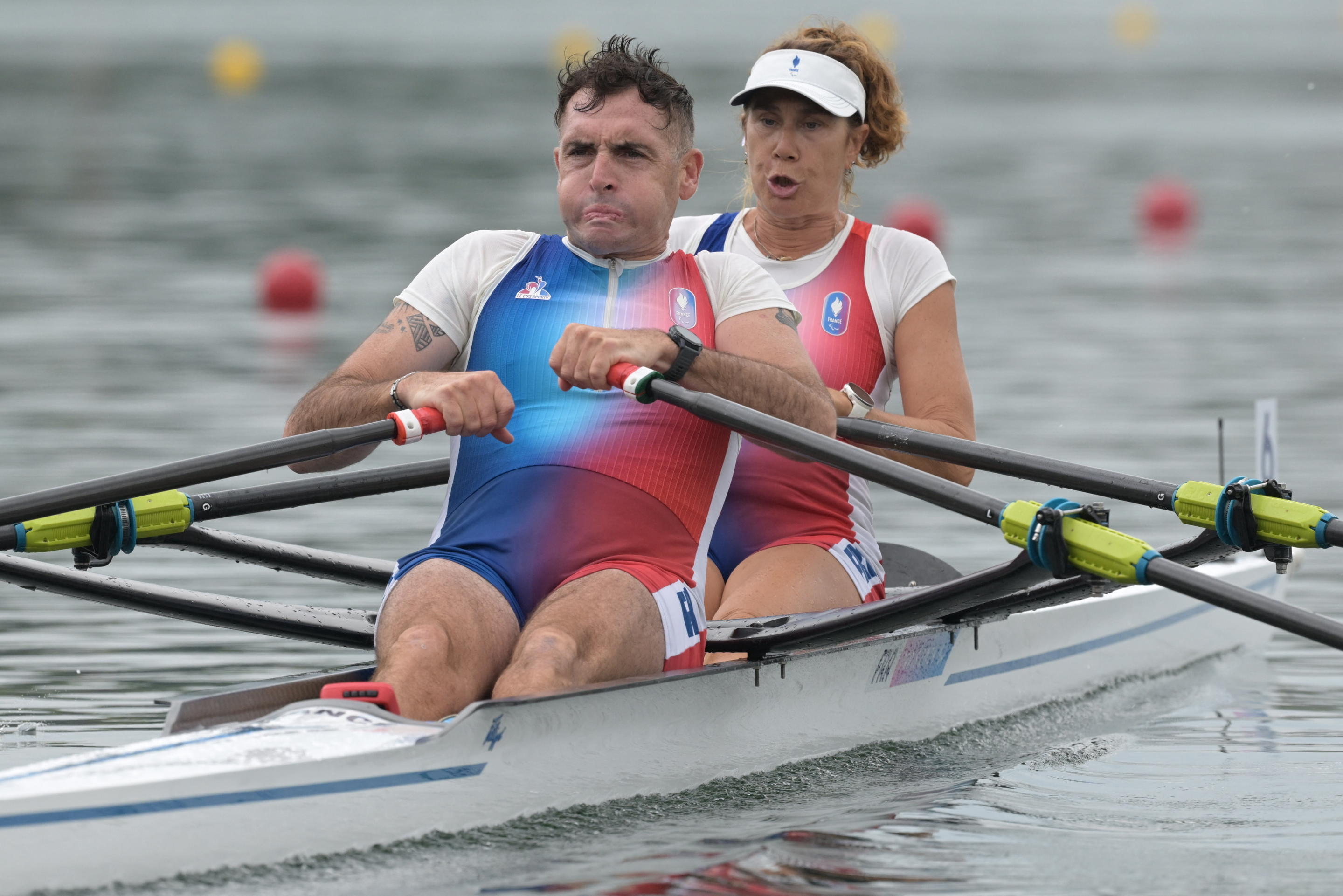 Rowers on the water.