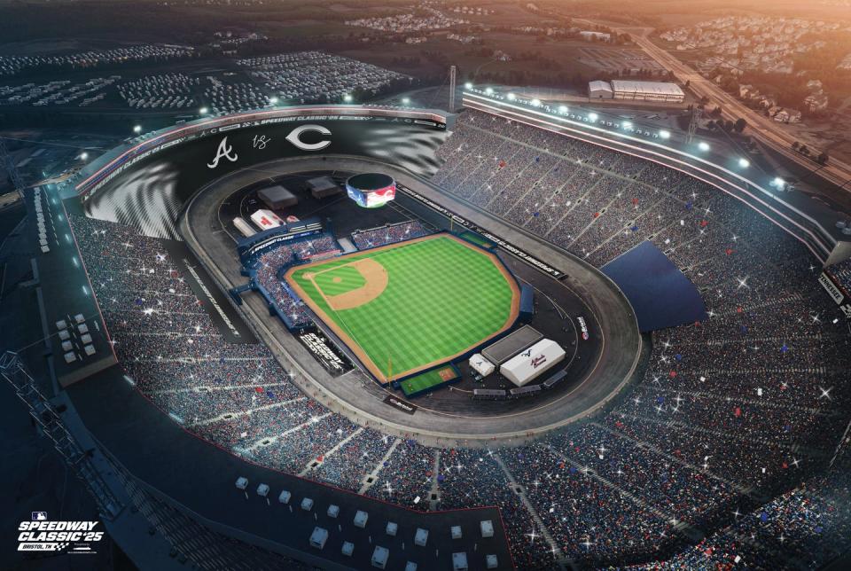 2025 baseball game at bristol motor speedway