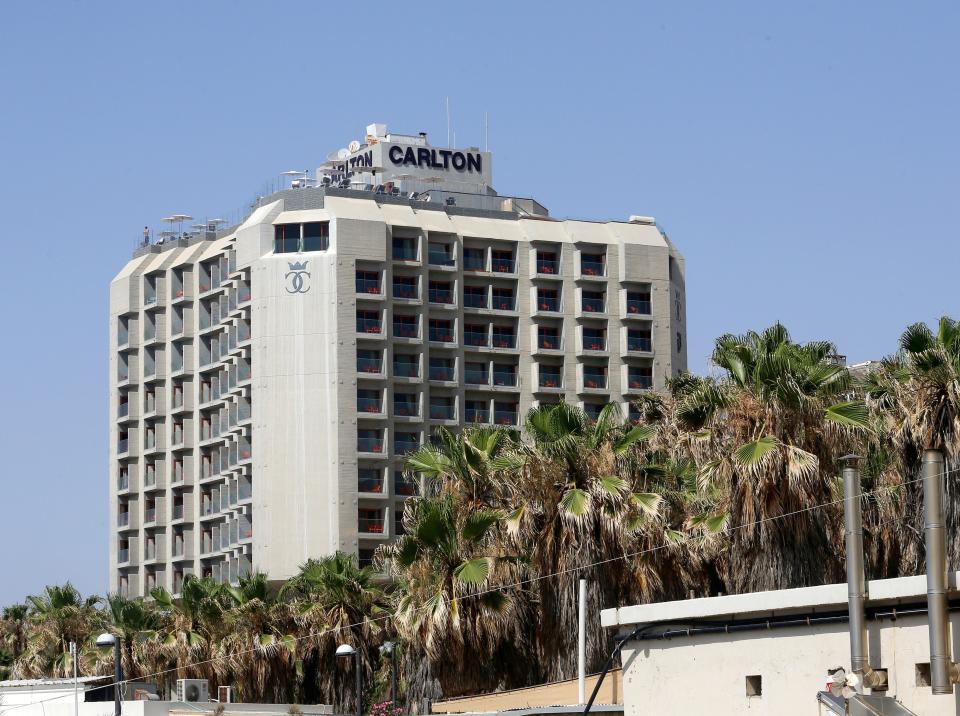 A view of the 'Carlton' hotel in 2013