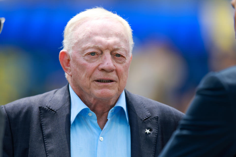 Jerry Jones and the Cowboys have faced holdouts like CeeDee Lamb's before, but that doesn't make it any simpler to navigate. (Photo by Jordon Kelly/Icon Sportswire via Getty Images)