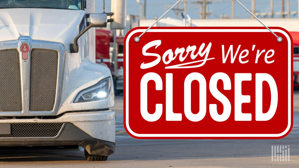 Refrigerated carrier A&A Express is closing its facility in Brandon, South Dakota, eliminating 110 jobs. (Photo credit: Jim Allen/FreightWaves)