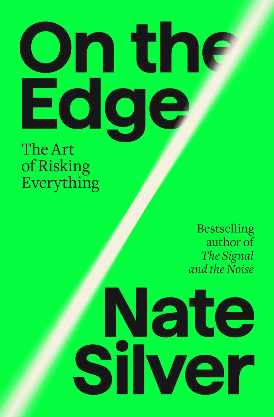 Book cover of "On the Edge" by Nate Silver