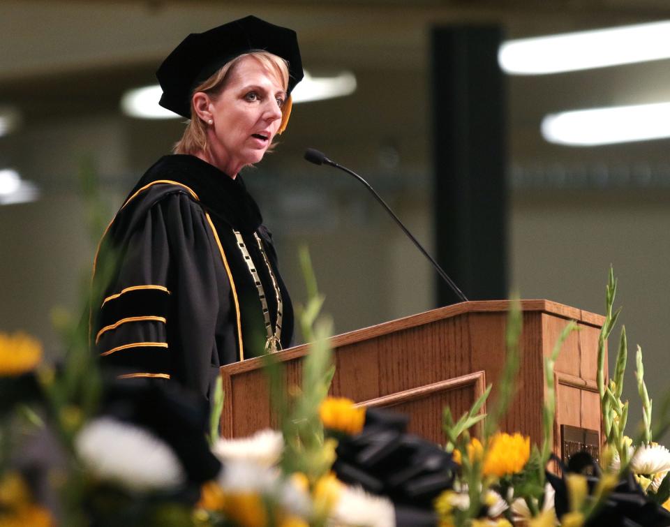 Fort Hays State University President Tisa Mason will receive a 4% raise from the Kansas Board of Regents for the 2025 fiscal year.