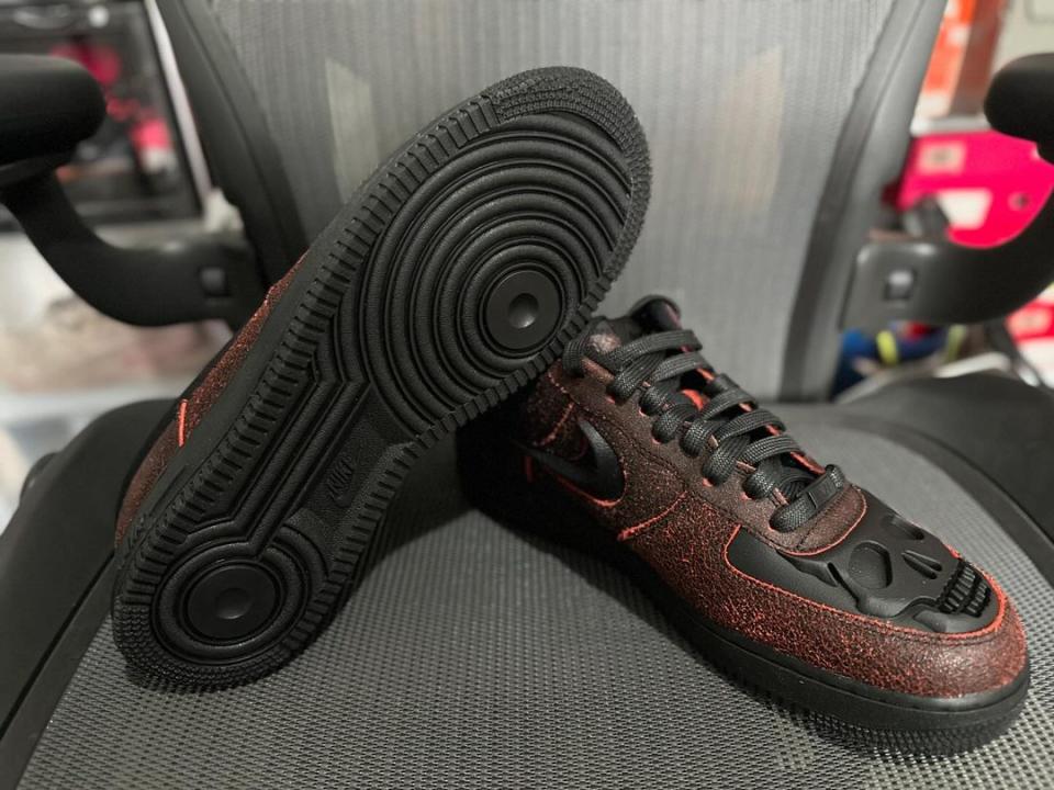 Nike Air Force 1 Low ‘Halloween’ 2024 (Sole). Credit: @jw0574