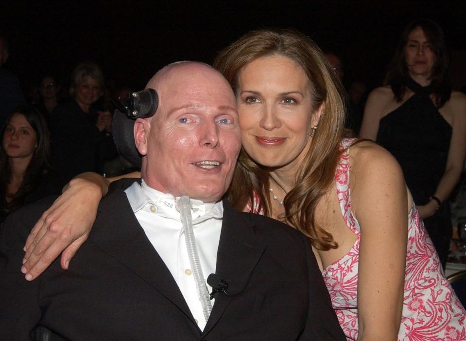 PHOTO: Christopher Reeve and Dana Reeve are shown during AAFA American Image Awards To Benefit the Christopher Reeve Paralysis Foundation at Grand Hyatt Hotel in New York. (Theo Wargo/WireImage via Getty Images, FILE)