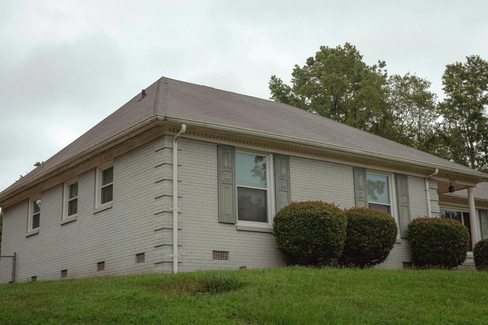 The exterior of Terry Belk's home (Mike Belleme for NBC News file)