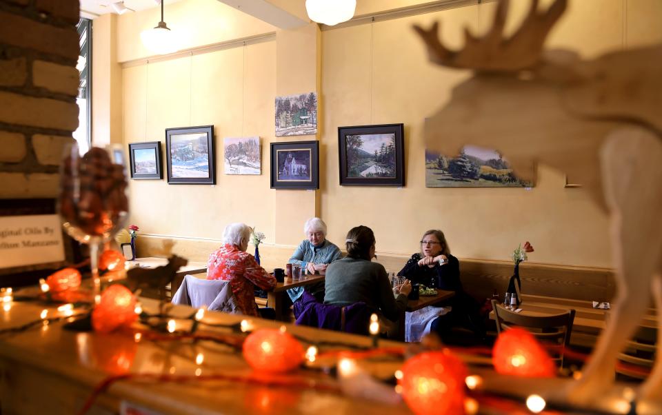 The legendary Moosewood Restaurant opened in 1973. The restaurant, which is collectively owned and featured a healthy vegetarian menu, is still in its original location in the DeWitt Mall. 