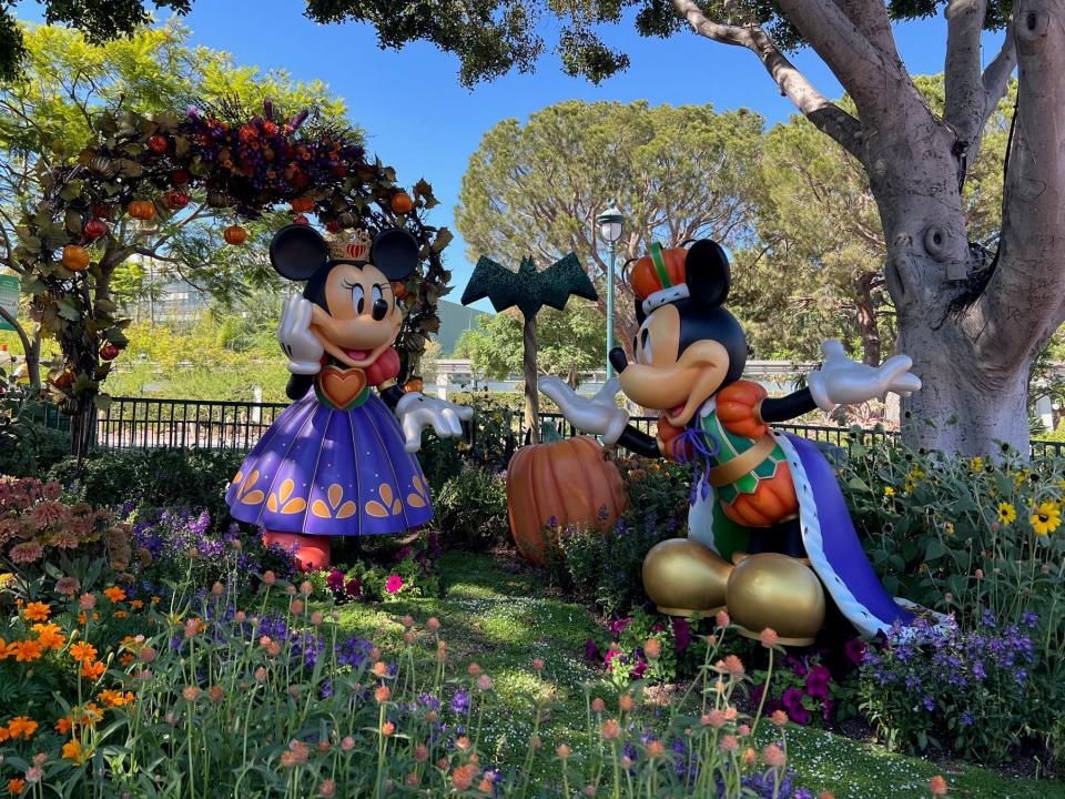 Downtown Disney gets into the Halloween spirit with seasonal decor.