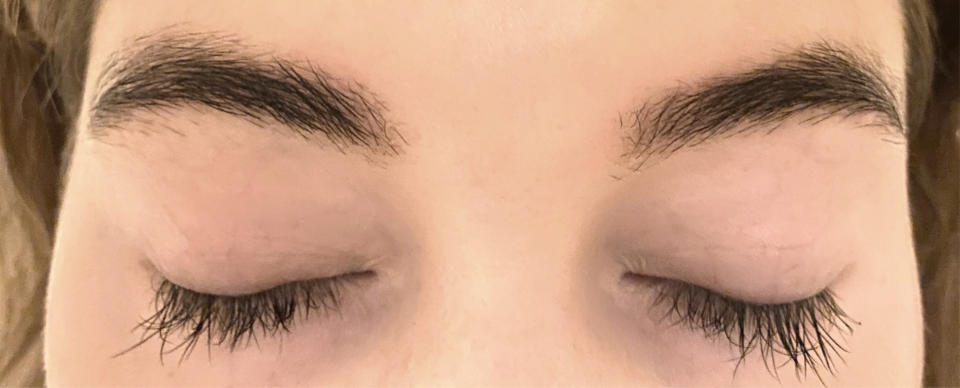 After using GrandeLash and GrandeBrow serum