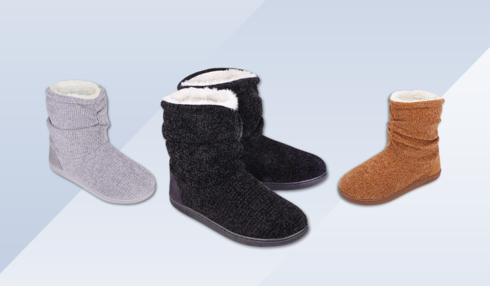 the slippers in three colors