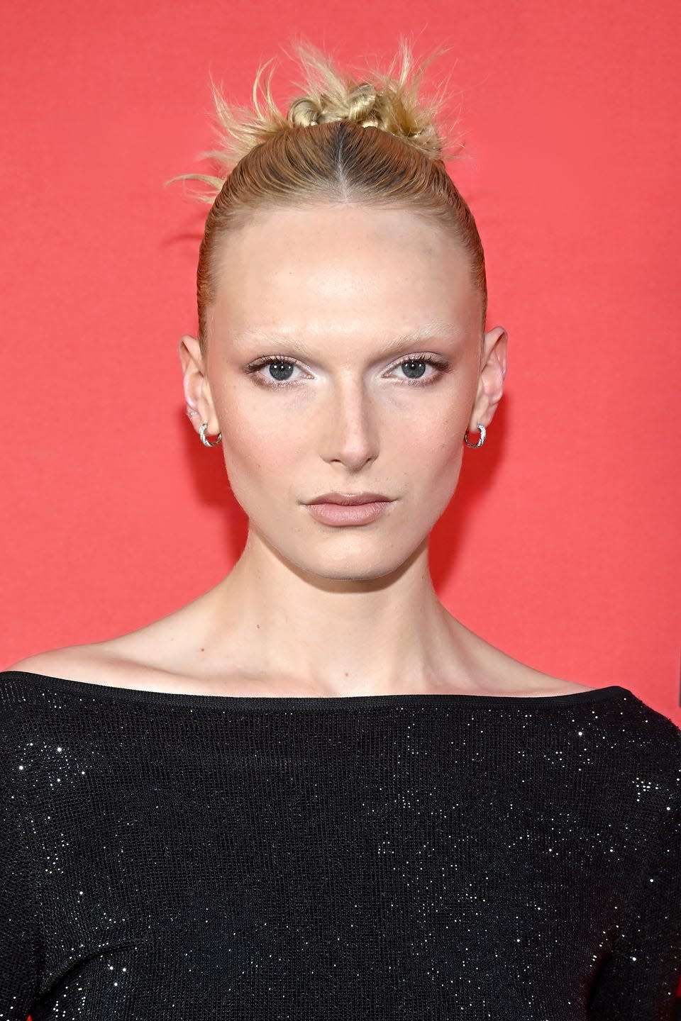 new york, new york june 12 alex consani arrives at m·a·c viva glam billion dollar ball at 23 wall street on june 12, 2024 in new york city photo by steven ferdmangetty images