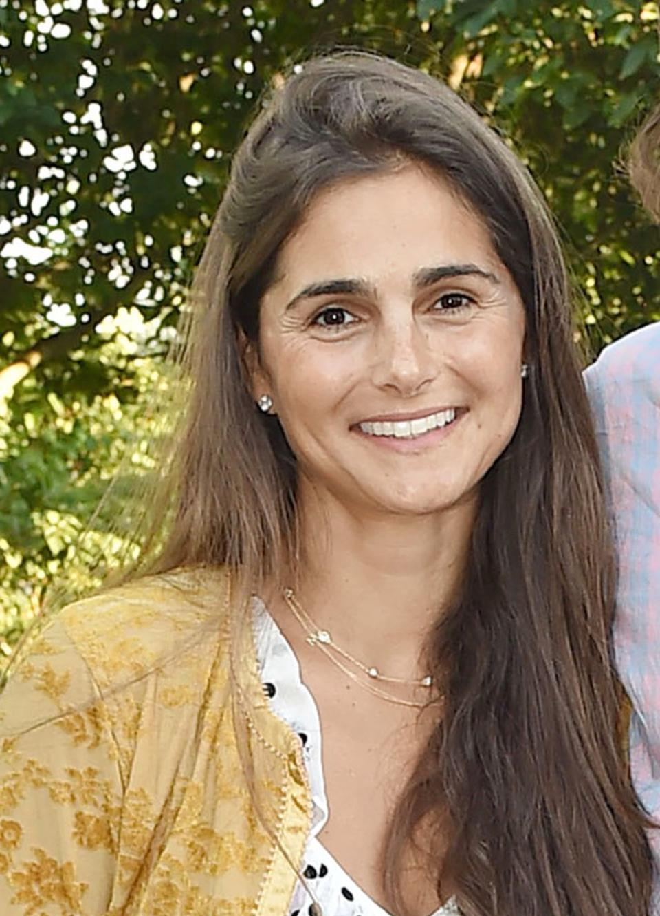 sagaponack, ny august 31 brooke lampley and chris papagianis attend journey through the fragrant fields of india with lilanur parfums on august 31, 2022 at madoo conservancy in sagaponack, new york photo by patrick mcmullanpmc via getty images