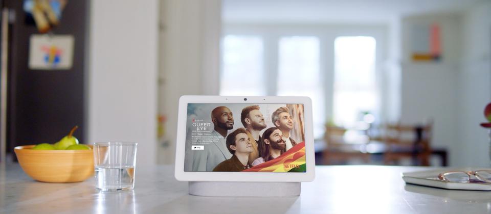 nest hub playing queer eye