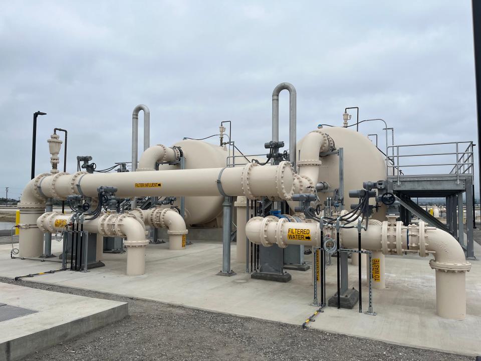 The United Water Conservation District opened this new filtration system at its groundwater recharge facility in El Rio in 2023.