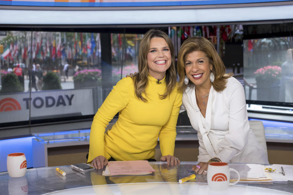 Savannah Guthrie and  Hoda Kotb.