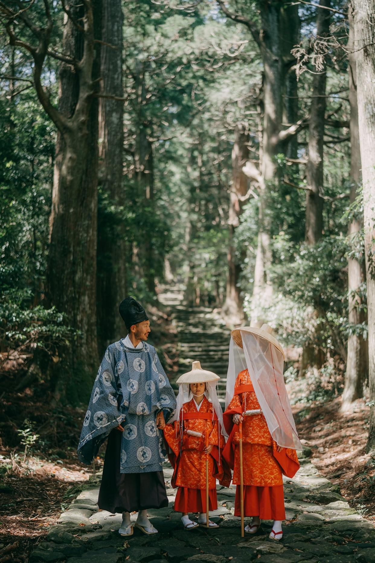 The Kumano Kodo trail consists of six pilgrimage routes documenting more than 1,200 years of Shinto and Buddhist history with a collective of shrines, statues and traditional farmhouses.