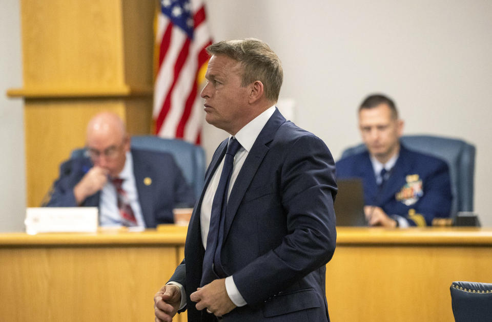 David Lochridge, OceanGate's former director of marine operations (Andrew J. Whitaker / Pool via AP)