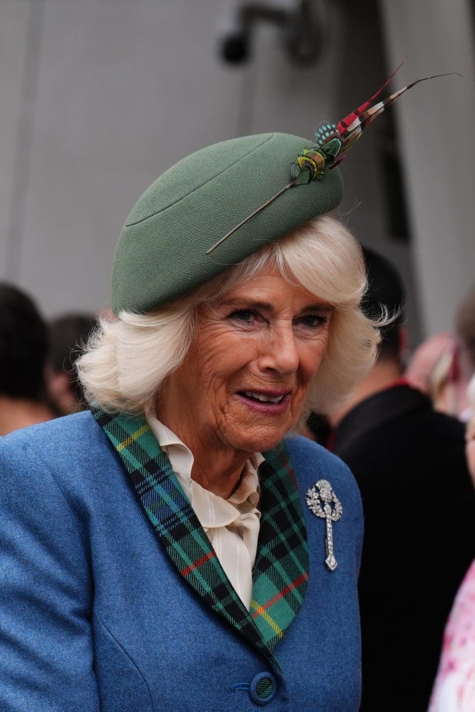 the king and queen attend the commemoration of the 25th anniversary of the scottish parliament