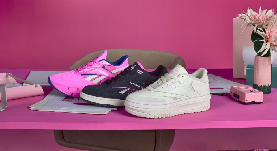 Reebok x Barbie collection.