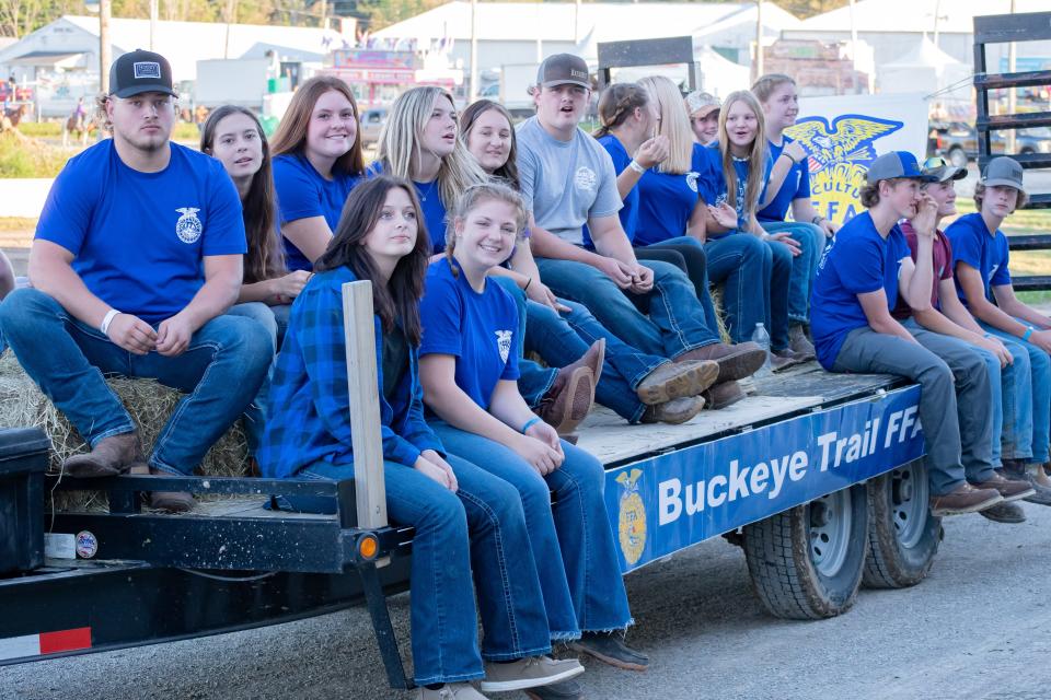 Buckeye Trail FFA members participated in the 2022 Junior Fair parade.