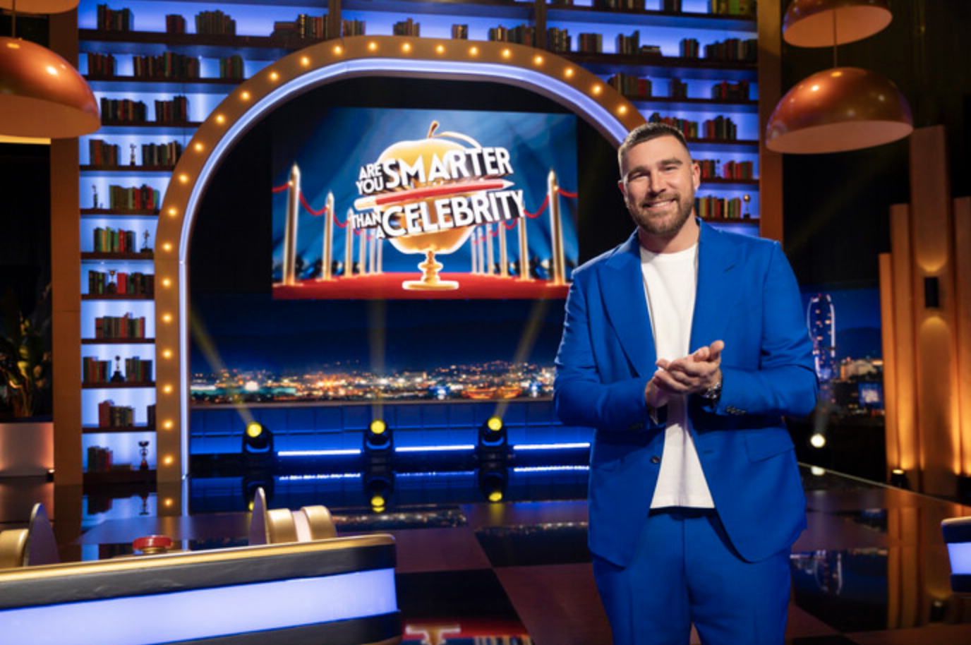 Travis Kelce hosts the new game show series 