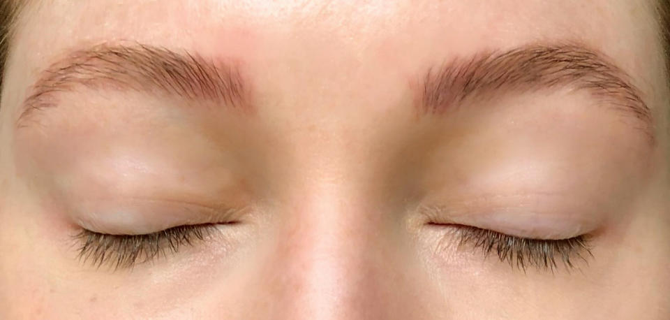 Before using GrandeLash or GrandeBrow serum.