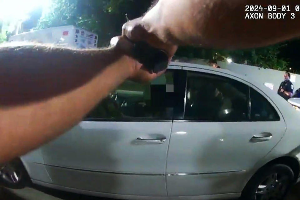 Body cam footage released by Washington D.C. Metropolitan Police of a fatal officer-involved shooting.  
 (Washington D.C. Metropolitan Police Dept.)