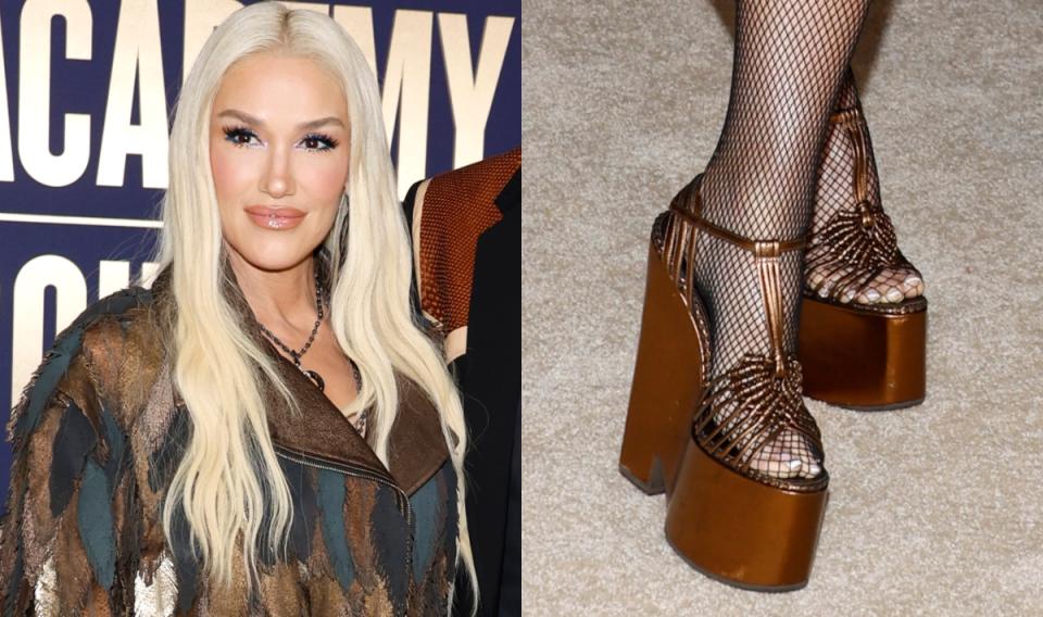 Gwen Stefani, heels, celebrity style