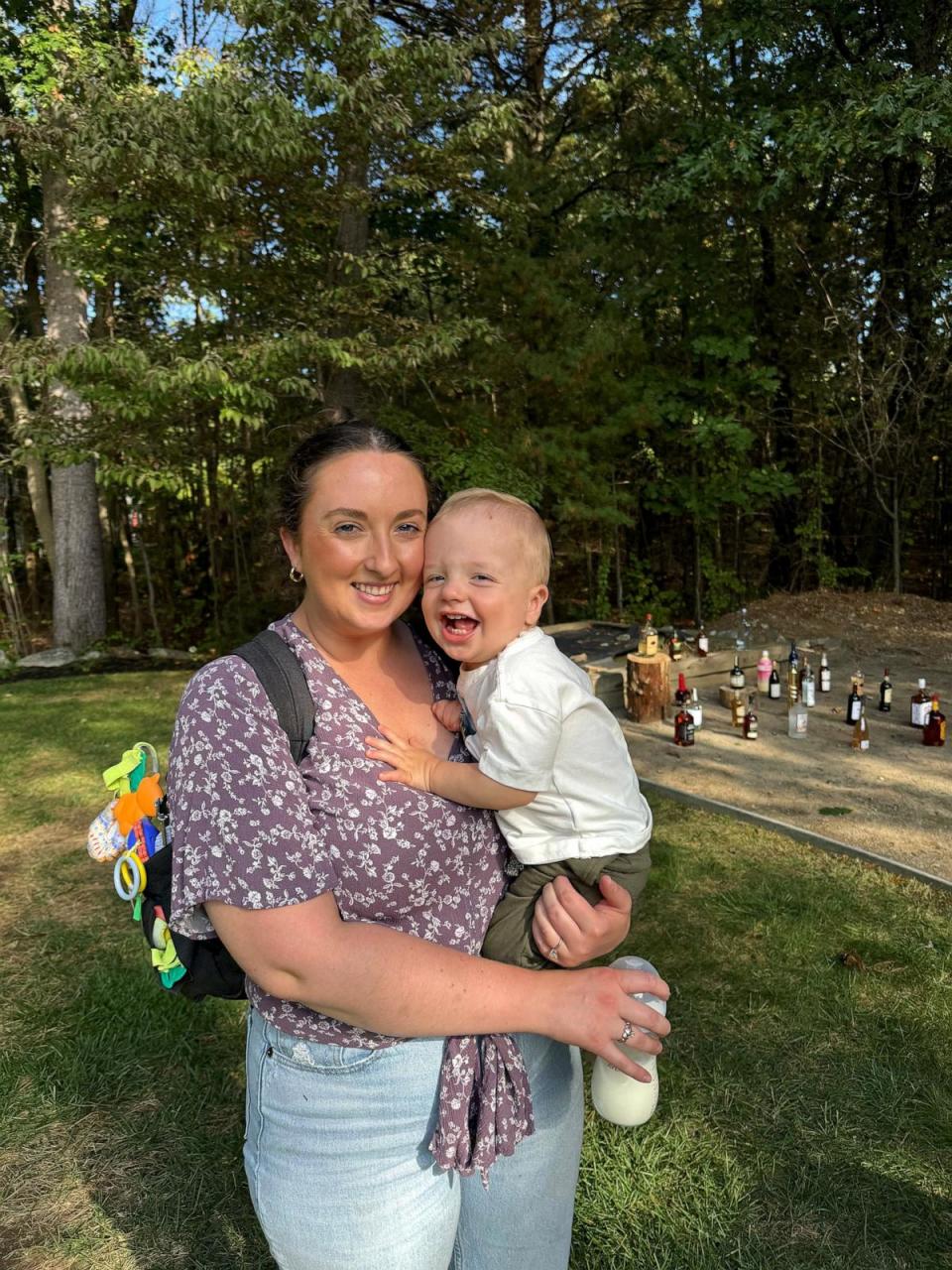 PHOTO: Brianna Sheehan with her son Conor, who recently turned 1. (UMass Memorial Health)