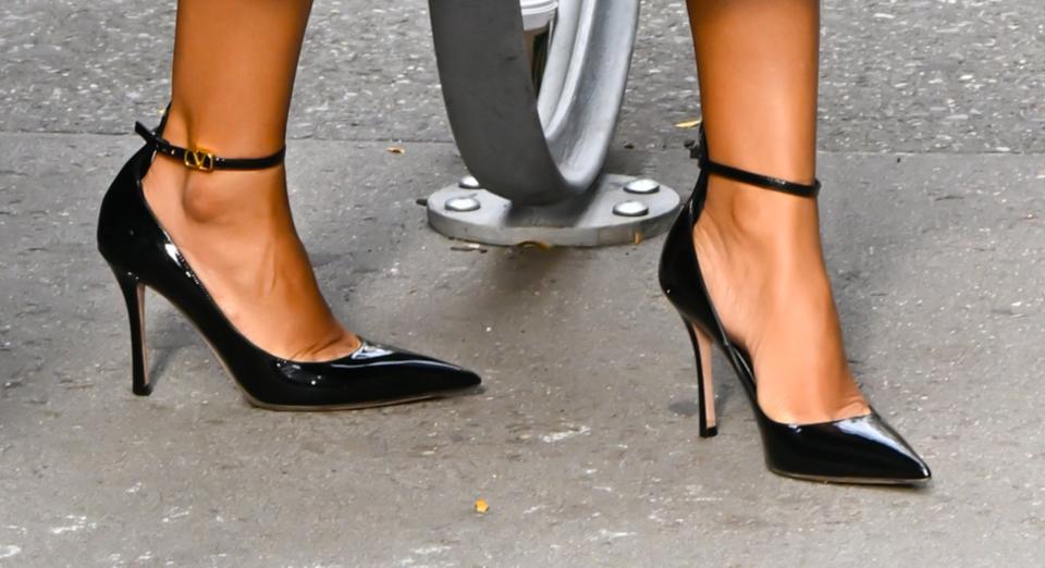 A closer look at Tia Mowry's shoes.