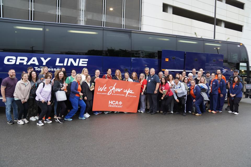 Relief nurses from the HCA Healthcare system descend on sister medical center Mission Hospital in Asheville, North Carolina after mass flooding.