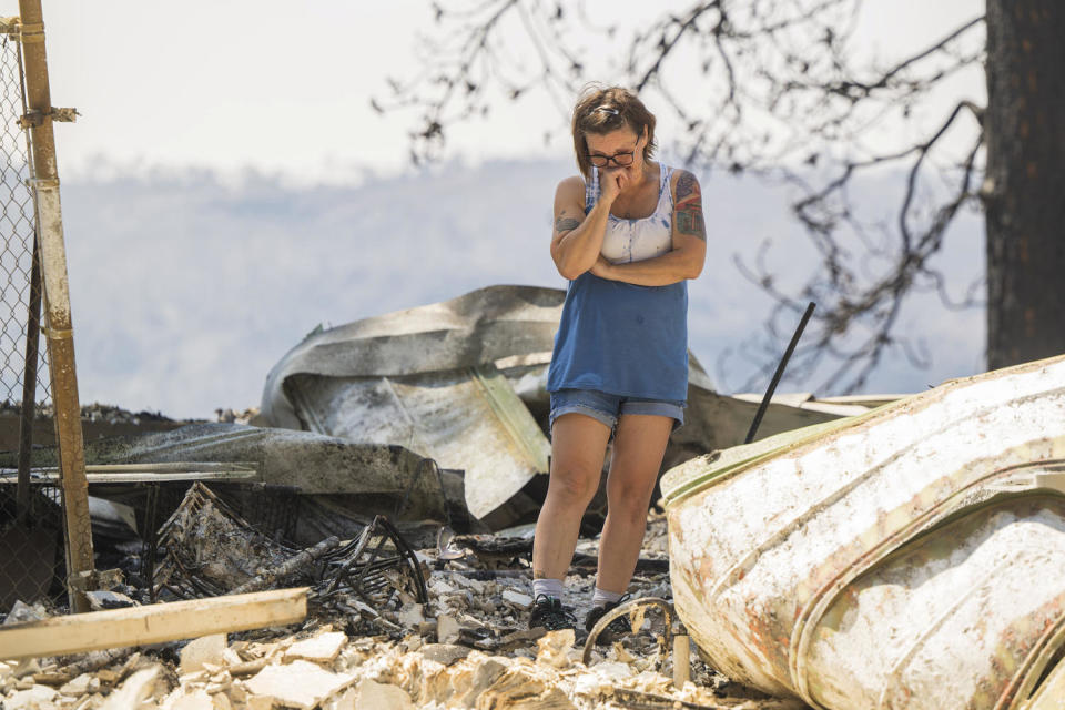  Park Fire near Forest Ranch, Calif. (Nic Coury / AP)