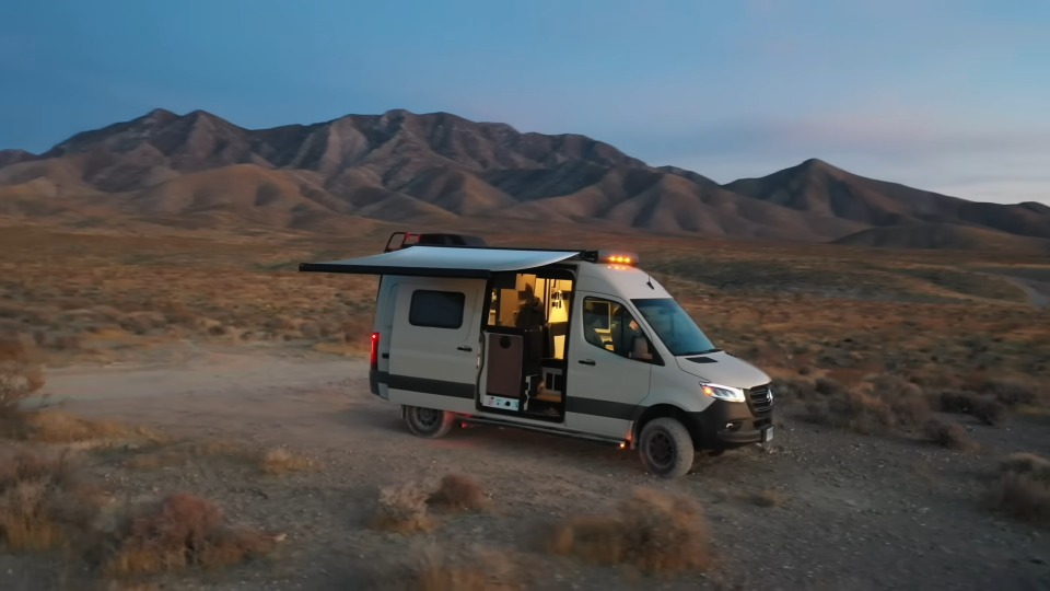 Outside space in the Winnebago Revel