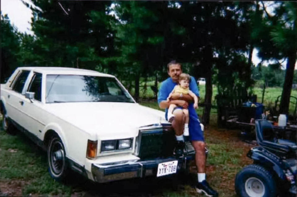 Robert Roberson with his daughter Nikki. (Courtesy Roberson family)