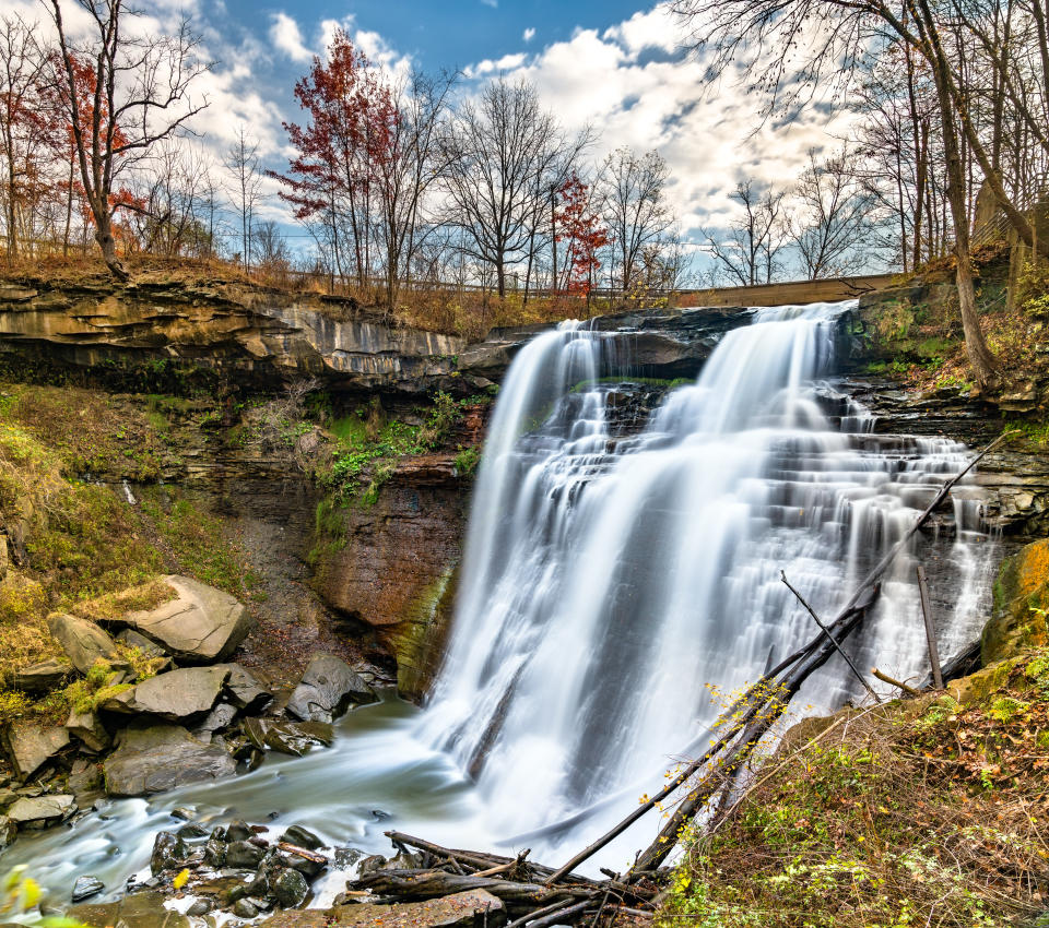 Breandywine Falls at Cuyahoga Valley National Park in Ohio, Untied States